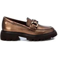 Carmela para mulher. 16199102-BRONCE Mocassins em pele 161991 bronze (39), Couro, Plano, Nenhum, Casual