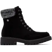 Refresh para mulher. 17302802-NEGRO Botins 173028 preto (38), Plano, 1 a 3cm, Zíper, Casual