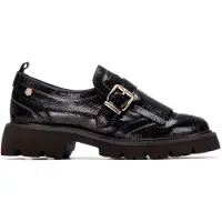 Carmela para mulher. 16259402-GRIS Sapatos de couro 162594 cinzento escuro (40), Plano, Nenhum, Casual, Cinza