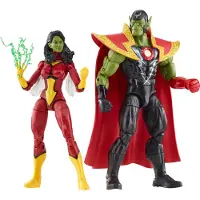 Hasbro Figura Skrull E Super Skrull Além Dos Vingadores Mais Poderosos Da Terra Marvel Queen 15 Cm