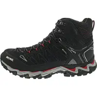 Meindl - Calçado caminhada homem - Lite Hike GTX Black/Red para Homem - Tamanho 10,5 UK - Preto