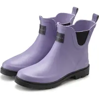 Elbsand Botas de borracha roxo / preto