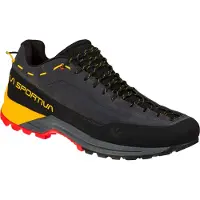 La Sportiva - Calçado caminhada homem - TX Guide Leather Carbon/Yellow para Homem - Tamanho 43 - Cinzento