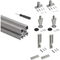 Emuca Kit De Estrutura Modular Zero Com Hardware E Perfis De Montagem
