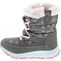 Lurchi Bota de neve taupe / cor-de-rosa