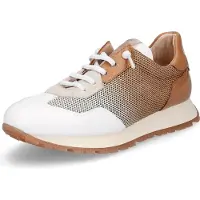 Hispanitas para mulher. BHV253869 Ténis Kansas branco (39), Couro, Marrom, 3 a 5cm, Cordão, Casual
