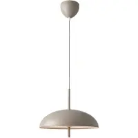 DFTP Candeeiro suspenso Versale, castanho, Ø 35 cm, metal, 2 x E27