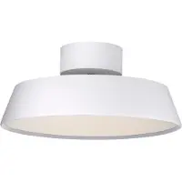 DFTP Candeeiro de teto LED Kaito 2 Regulável, branco, Ø 30 cm, regulável
