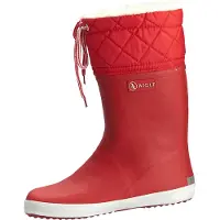 Aigle Botas de neve GIBOULEE criancas - Vermelho - 24