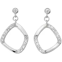 Hot Diamonds Glittering silver Orecchini con Behold DE646 diamonds