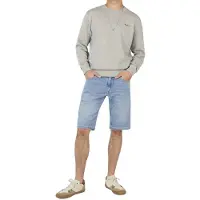 Pepe Jeans para homem. PM80000442UG Calções Gymdigo Slim azul (32), Casual, Algodão, Denim