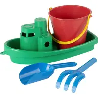 Dantoy Brinquedo Educativo Classic Recycled Green Boat