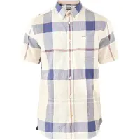 Barbour - Camisas - Douglas S/S Tailored Shirt Oban Mist Tartan para Homem - Tamanho S
