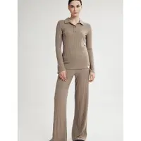 4TAILORS Top castanho