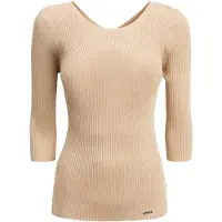 Influencer Pullover bege / ouro