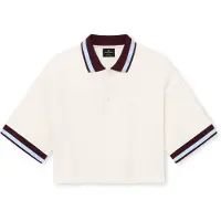 Johnny Urban Camisa 'Abbie' creme / azul claro / borgonha