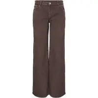 Pieces Jeans De Cintura Baixa Selma Wide Leg