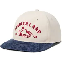 Timberland Boné 'Mountain' bege / verde escuro / vermelho