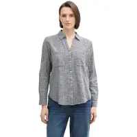 Tom Tailor Blusa marinho / branco