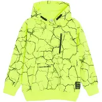 Cool Club Sweatshirt verde néon / preto