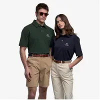 Sebago unisex. 731263W Pólo azul-marinho Orchard (L), Casual, Algodão, Manga curta