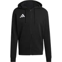 Adidas Casaco de treino em moletão 'Entrada26' preto / branco