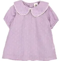 Müsli Vestido roxo / branco