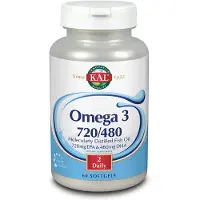 Kal Cápsulas Omega 3 720 480 Essential Fatty Acid 60 Unidades