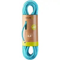 Edelrid - Cordas escalada - Guide Assist Eco Dry 8,0 Mm II Icemint para Unissexo - Tamanho 40 m - Azul