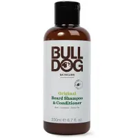 Bulldog Champô e amaciador para barba original - Champô e amaciador para barba 2 em 1 para peles normais 200 ml
