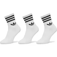 Adidas Originals Meias Crew 3 Stripes 3 Unidades