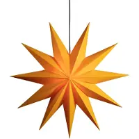 Sterntaler Estrela Jumbo, exterior, 11 pontas, Ø 100 cm, amarelo