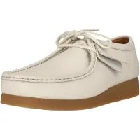 Clarks Sapato com atacadores 'Wallabee' branco