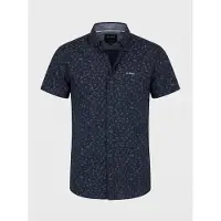KOROSHI Camisa navy / branco
