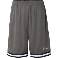 Karl kani Calças 'Essential' cinzento escuro / preto / branco