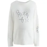 Next Pullover prata / branco