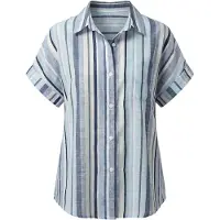 Imily Bela Blusa azul / azul claro / branco