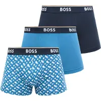 BOSS Boxers Power Desig Trunk 10276514 3 Unidades