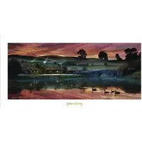 Weta Workshop Poster Lord Of The Rings Return To The Green Dragon Inn