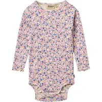 Wheat Macacão/Body 'Rie' creme / azul escuro / tangerina / rosa claro