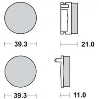 TRW Pastilhas De Freio Mcb504