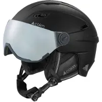 Cairn - Capacetes ski homem - Electron Visor Mat Black para Unissexo - Tamanho 53-54 cm - Preto