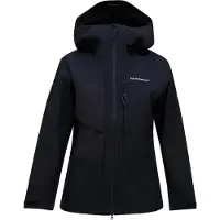 Peak Performance - Vestuário ski travessia mulher - W Ascent Softshell Jacket Black para Mulher - Softshell - Tamanho L - Preto