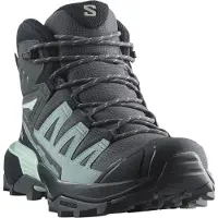 Salomon - Calçado caminhada mulher - X Ultra 360 Mid GTX W Turbulence / Carbon / Tourmaline para Mulher - Tamanho 37 1/3 - Cinzento