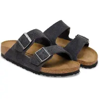 Birkenstock Chinelos Arizona mulheres - Cinza - 41