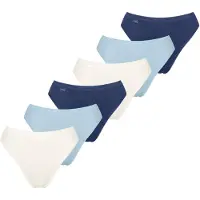 Sloggi Cueca azul claro / azul escuro / branco