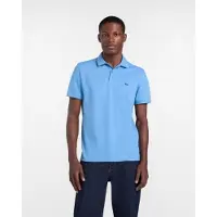 HARMONT & BLAINE para homem. LRQ033020862 Camisa pólo básica azul clara de piqué elástico (M), Casual, Algodão, Manga curta