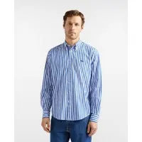 HARMONT & BLAINE para homem. CRQ001013683B Camisa às riscas azul Sorbetto (XL), Casual, Algodão, Manga comprida
