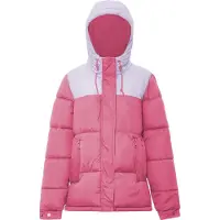 Libbi Casaco de inverno roxo pastel / pitaya