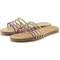 LASCANA Sapato aberto amarelo / malva / arando / prata
